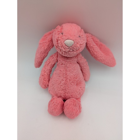 Jellycat Other - Jellycat Bashful Bunny Rabbit Plush Coral Pink 8 Inch Stuffed Animal